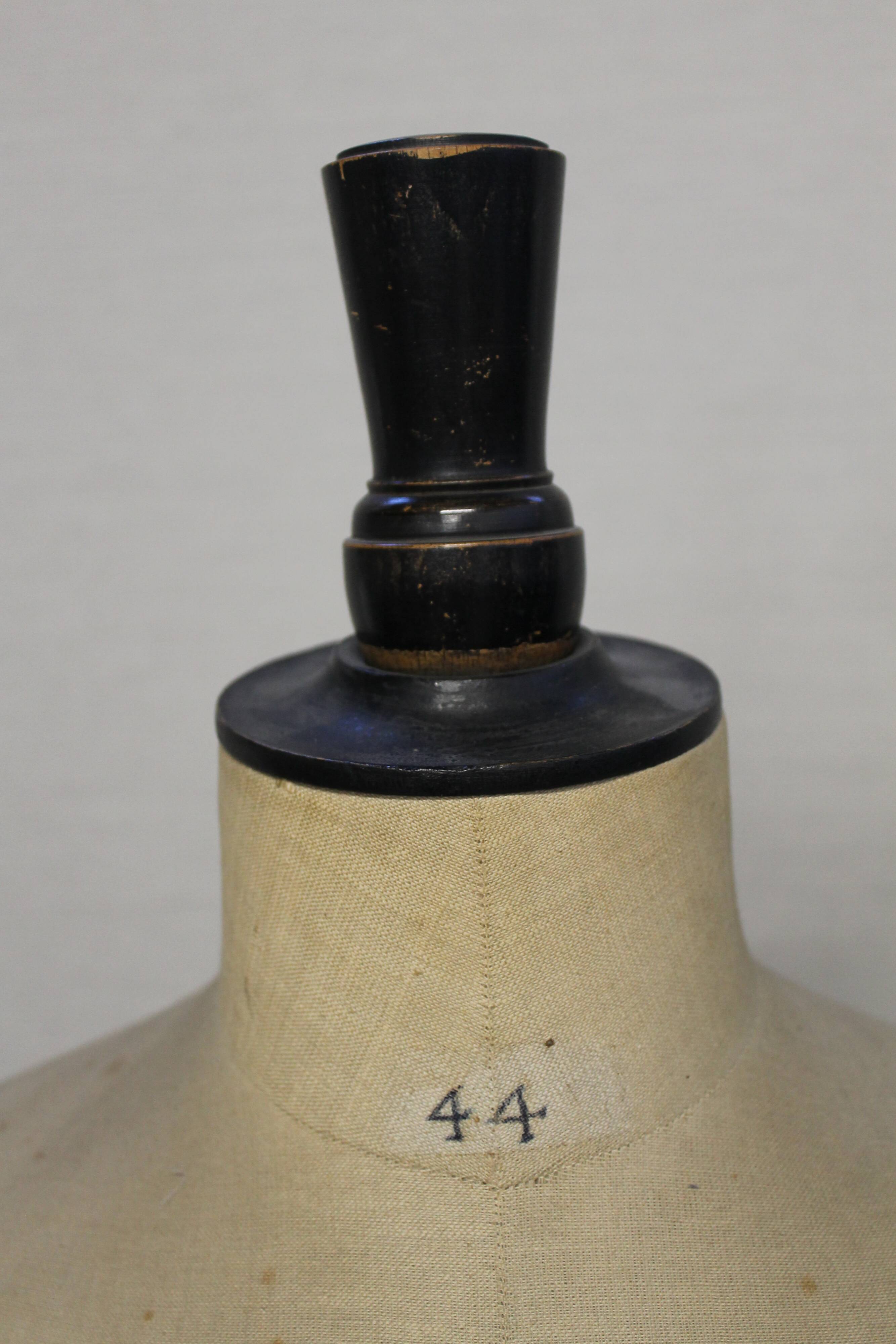 Man sewing mannequin