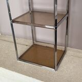 Coffee table 2 modules. Chrome and plexiglass. 1970. Space age.