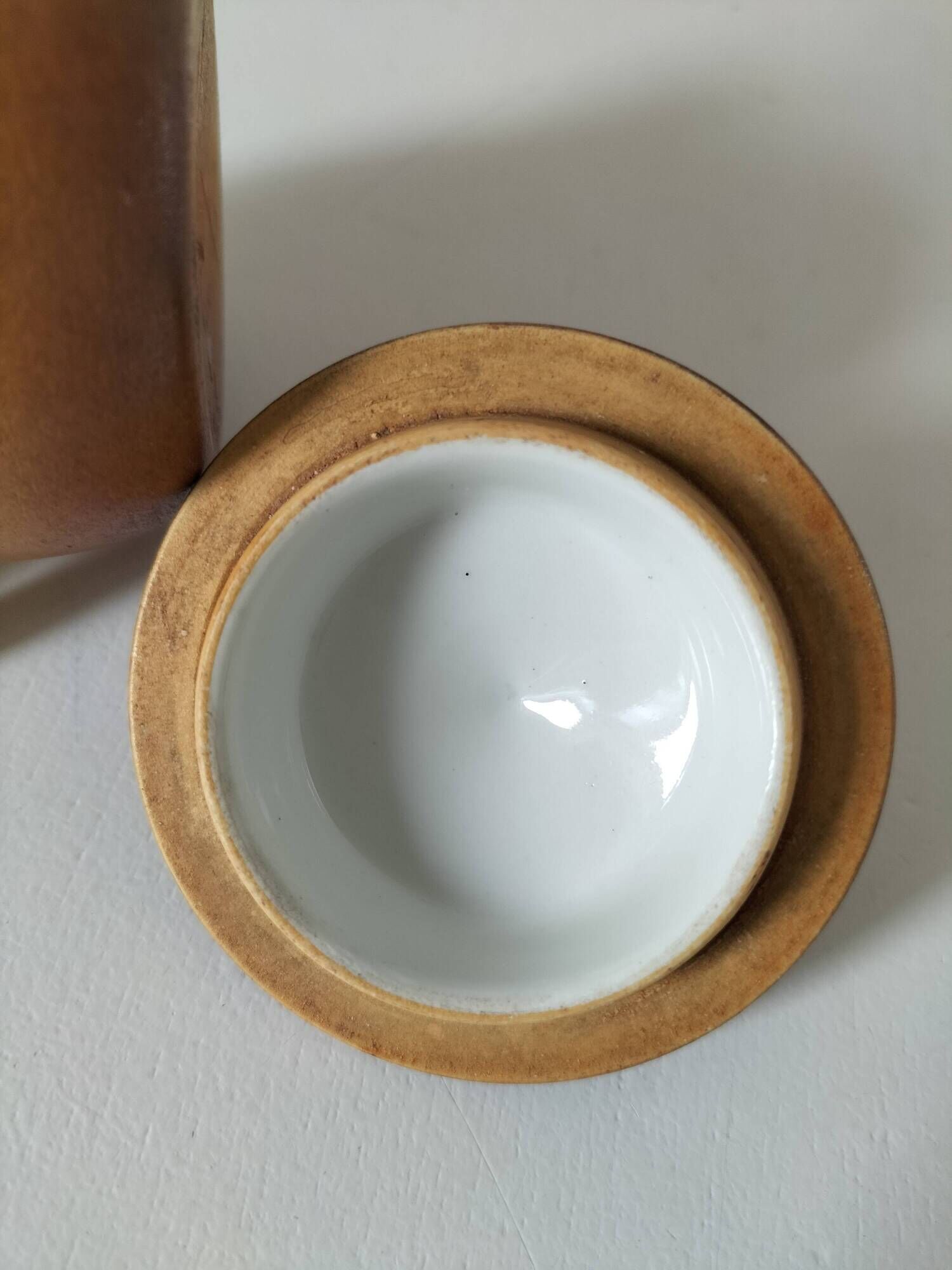 Set of three mini cocottes Pillivuyt in porcelain – 1930s-1940s