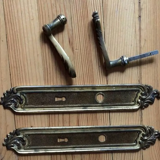 Door plates and door handles from the 70s