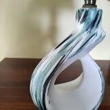 Vintage green ceramic lamp