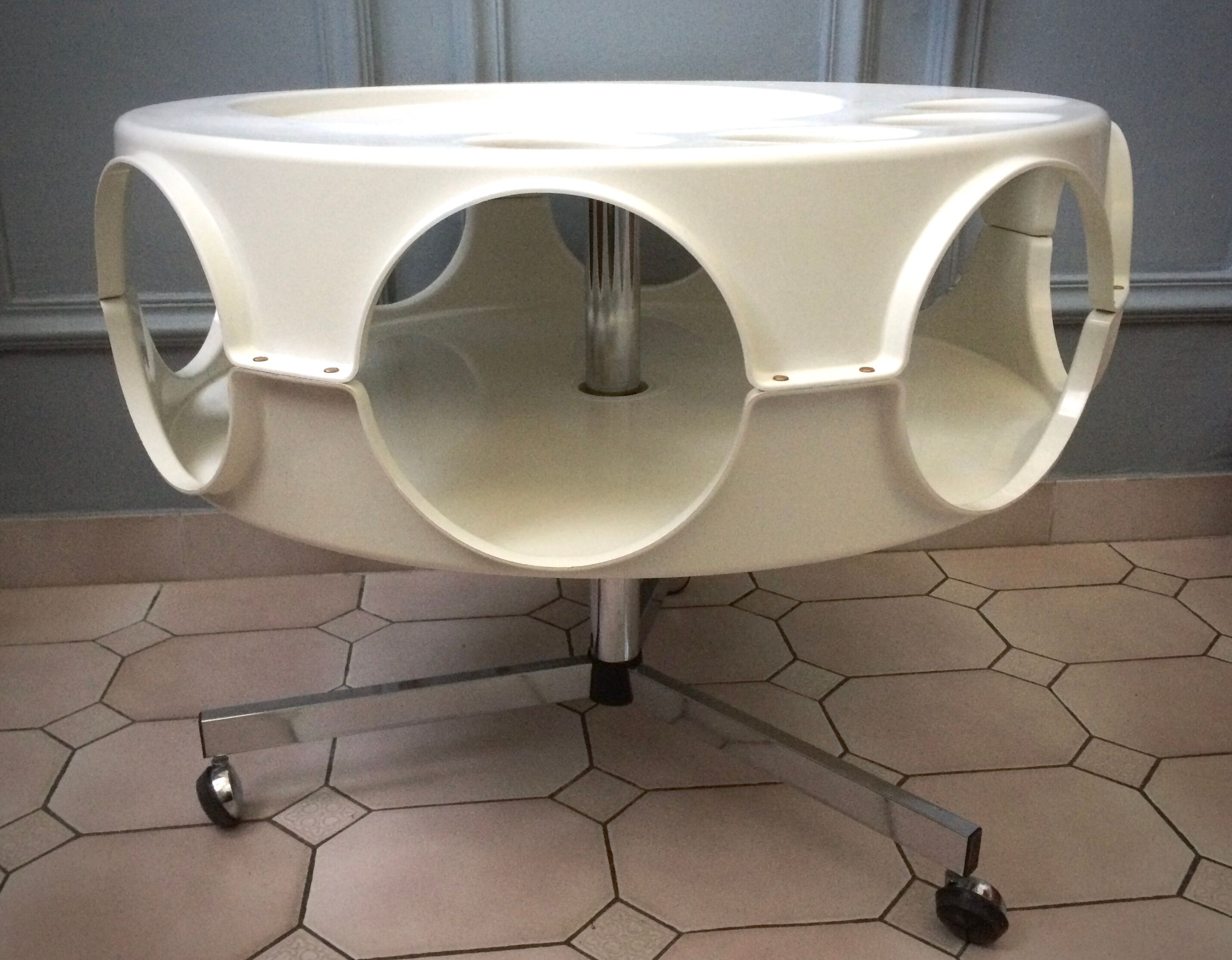 Rotobar vintage coffee table