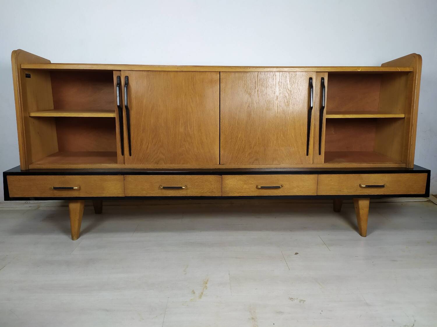 Vintage oak enfilade
