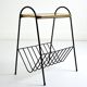 Vintage side table / magazine rack 1950 – 1960s