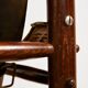 Hungarian calf leather lounge chair