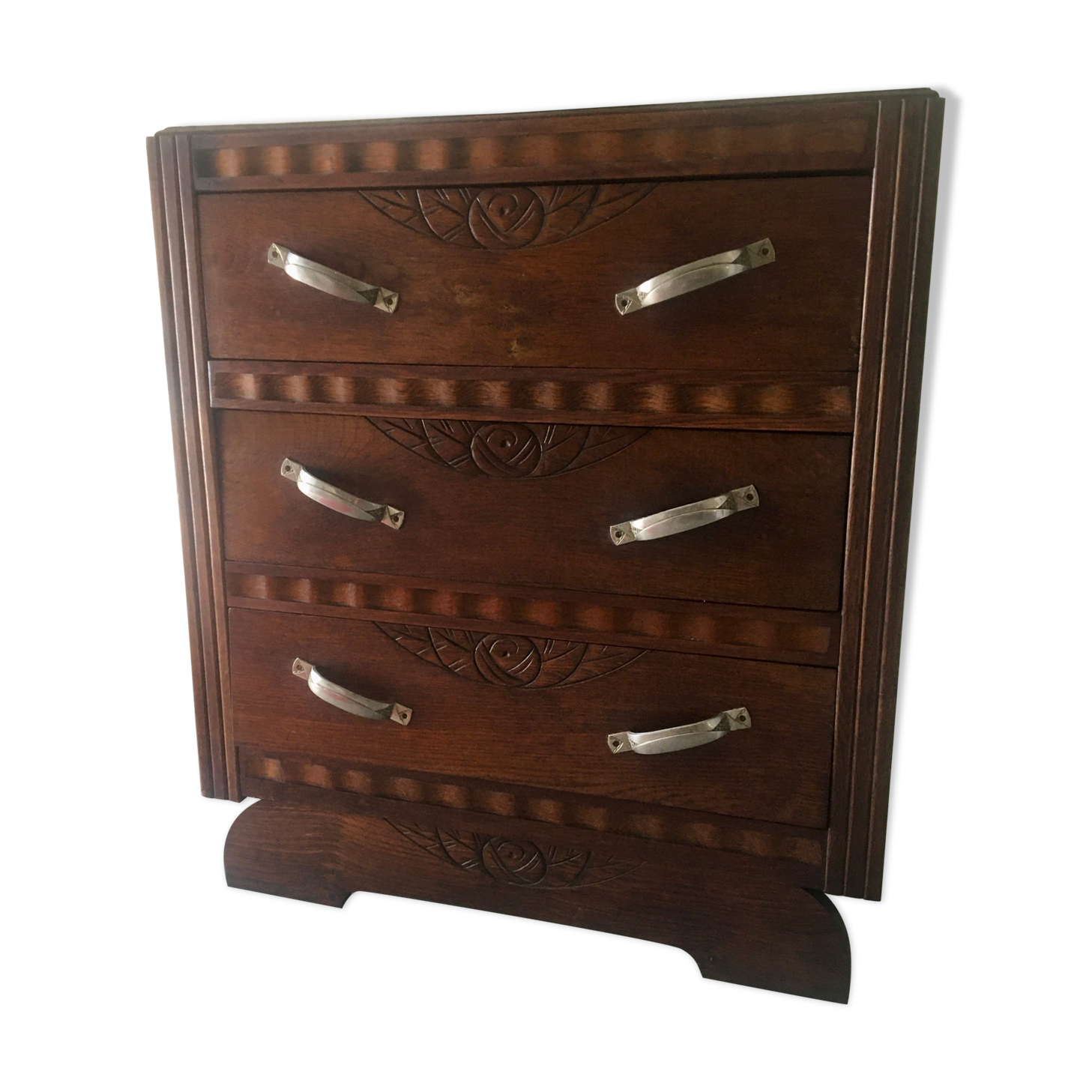 Small chest of drawers 3 drawers authentic Art Deco