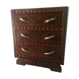 Commode  3 tiroirs authentique art déco