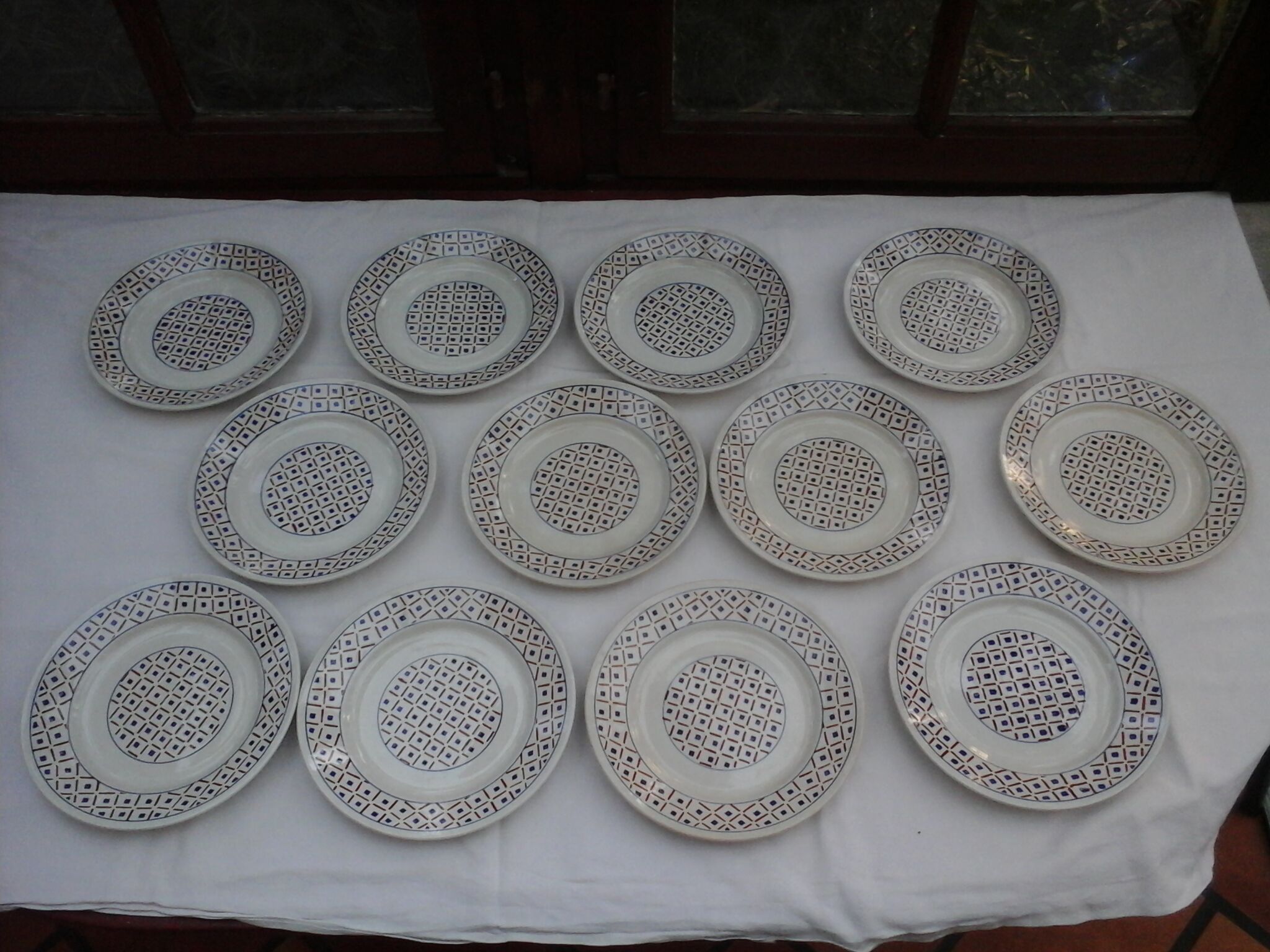 12 dinner plates Lunéville KG