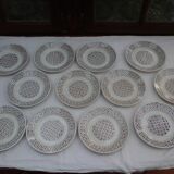 12 dinner plates Lunéville KG