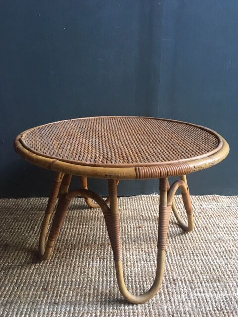 Rattan coffee table