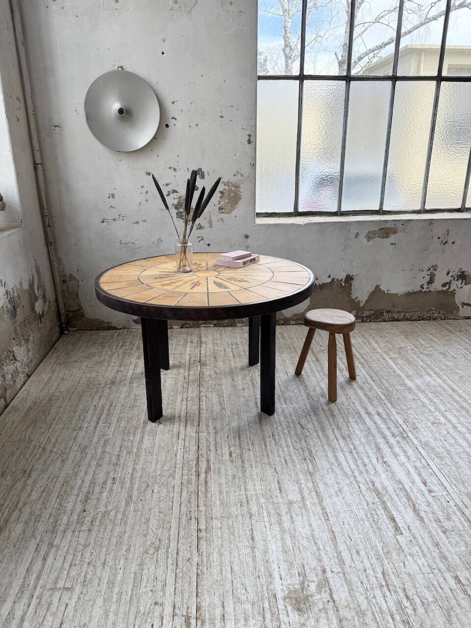 Herbier Capron ceramic dining table