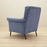 Fauteuil italien bleu, années 70