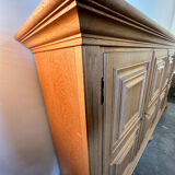 Mid 20th century solid oak brutalist sideboard