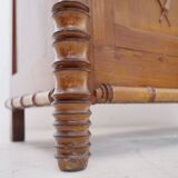 Late 19th century faux bamboo chest of drawers in pichepin