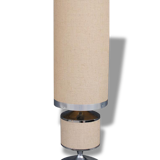 1970 See Delmas design light shade canvas and metal chrome