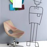 Miroir coloré de forme irrégulière