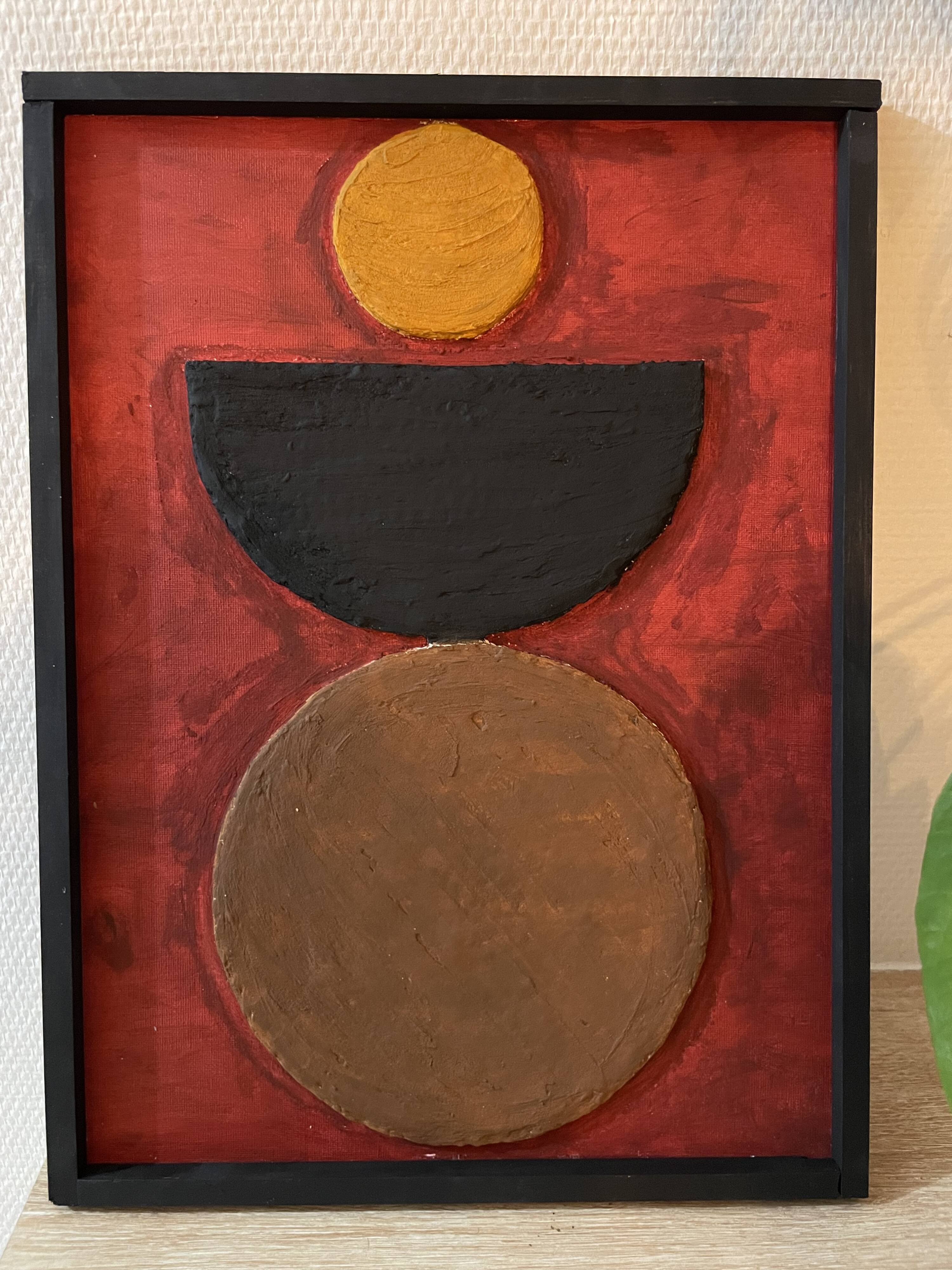 Contemporary relief artwork