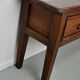 Antique french rustic farmhouse fruitwood & oak side table