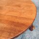 Brutalist Handcrafted Oak Coffee Table, Netherlands, 1950s