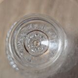 Set of 5 cut glass glasses + vintage crystal bowl