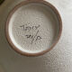 Large ceramic cup Fratelli Fanciullacci 60s decoration horses