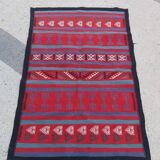 Tapis kilim multicolore fait main 100x145cm
