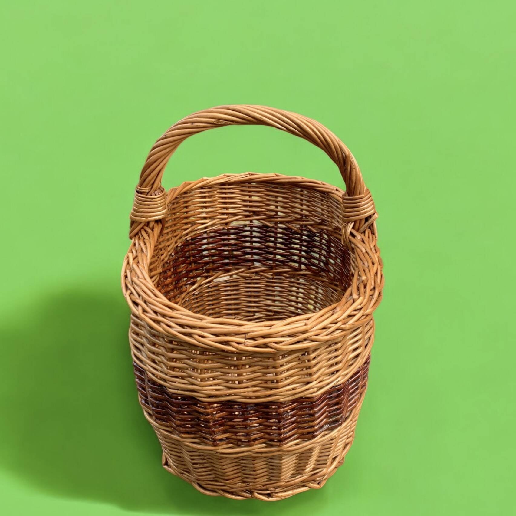 Vintage wicker basket