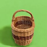 Vintage wicker basket