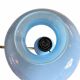 Suspension in electrified blue opaline.