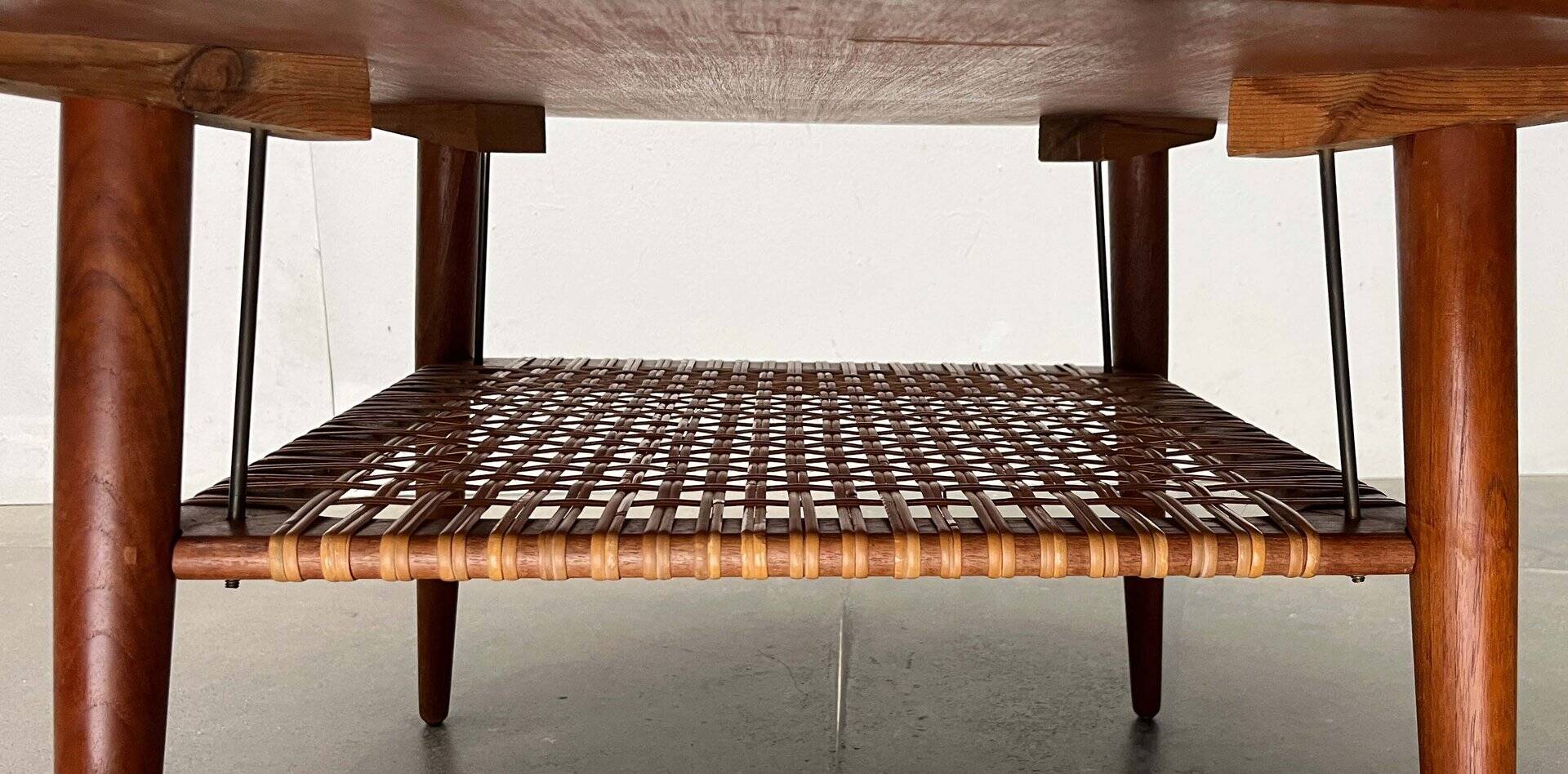 Mid-century modern Danish teak coffee table from the 1960s.