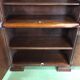 Glass art deco oak buffet