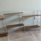 Modular metal shelves from the 1960s