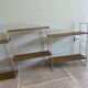 Modular metal shelves from the 1960s