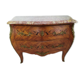 Curved chest of drawers louis XV