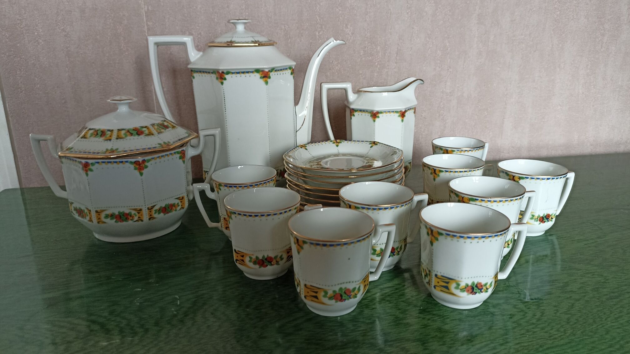 Coffee service Frédéric Legrand 9 people