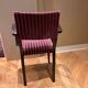 4 bridge chairs covered in Pierre Frey fabric.