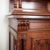 Armoire éclectique en chêne, design allemand, entre-deux-guerres, production : Allemagne