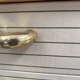 Lowboard, white skai fronts on the drawers 1960s