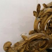 Louis XV style mirror in wood and gilded stucco, Napoleon III period