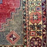 Vintage turkish oushak rug 192x112 cm