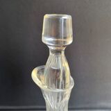 Carafe in blown and cut crystal