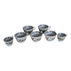 7 coffee cups Ridgway Stafordshire "Windsor"