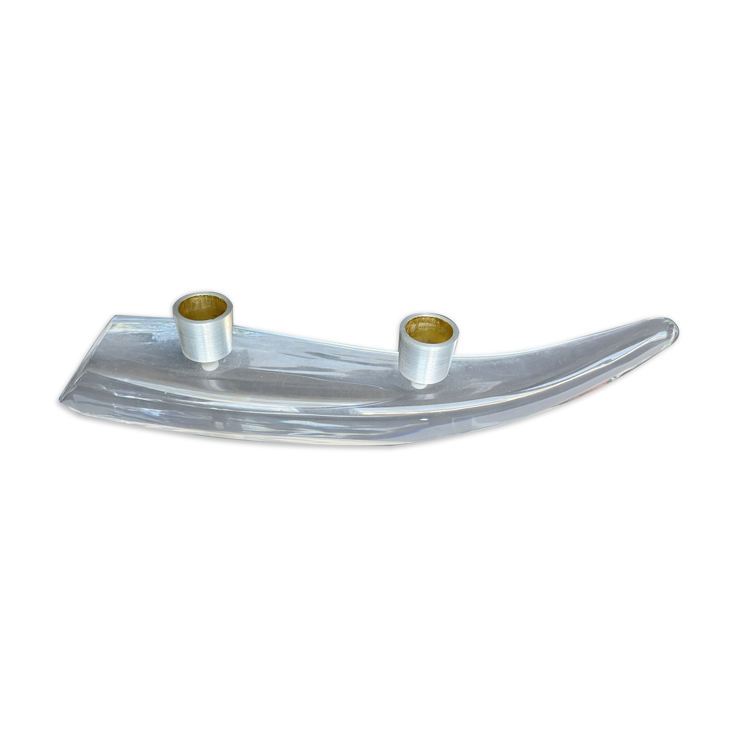 Crystal candle holder