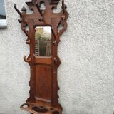 free-standing locker room in solid oak 1900