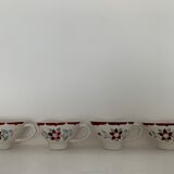 4 coffee cups old Moulin des Loups, France