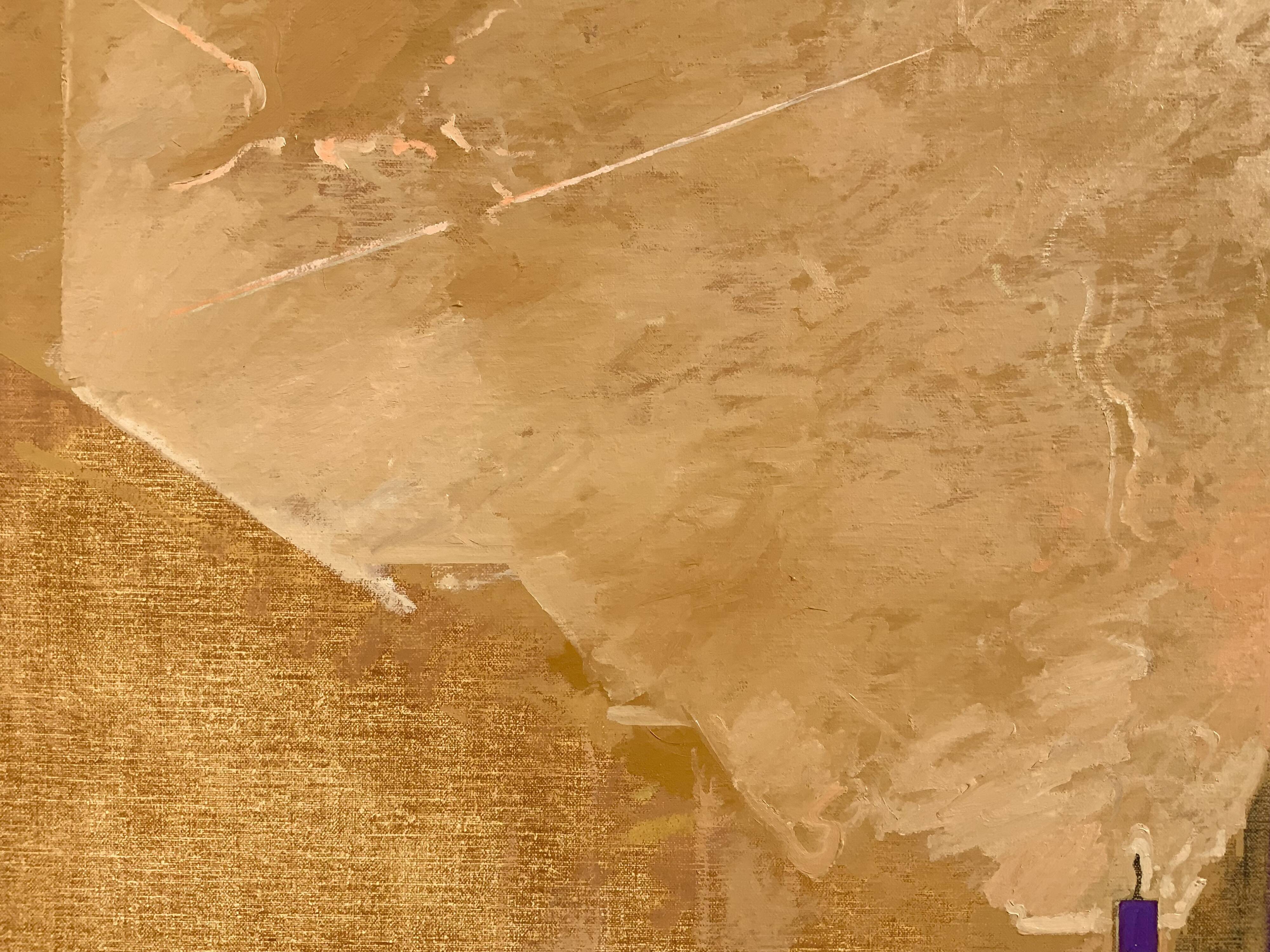 Vintage Surreal oil Painting by Gunar Thoren 1997