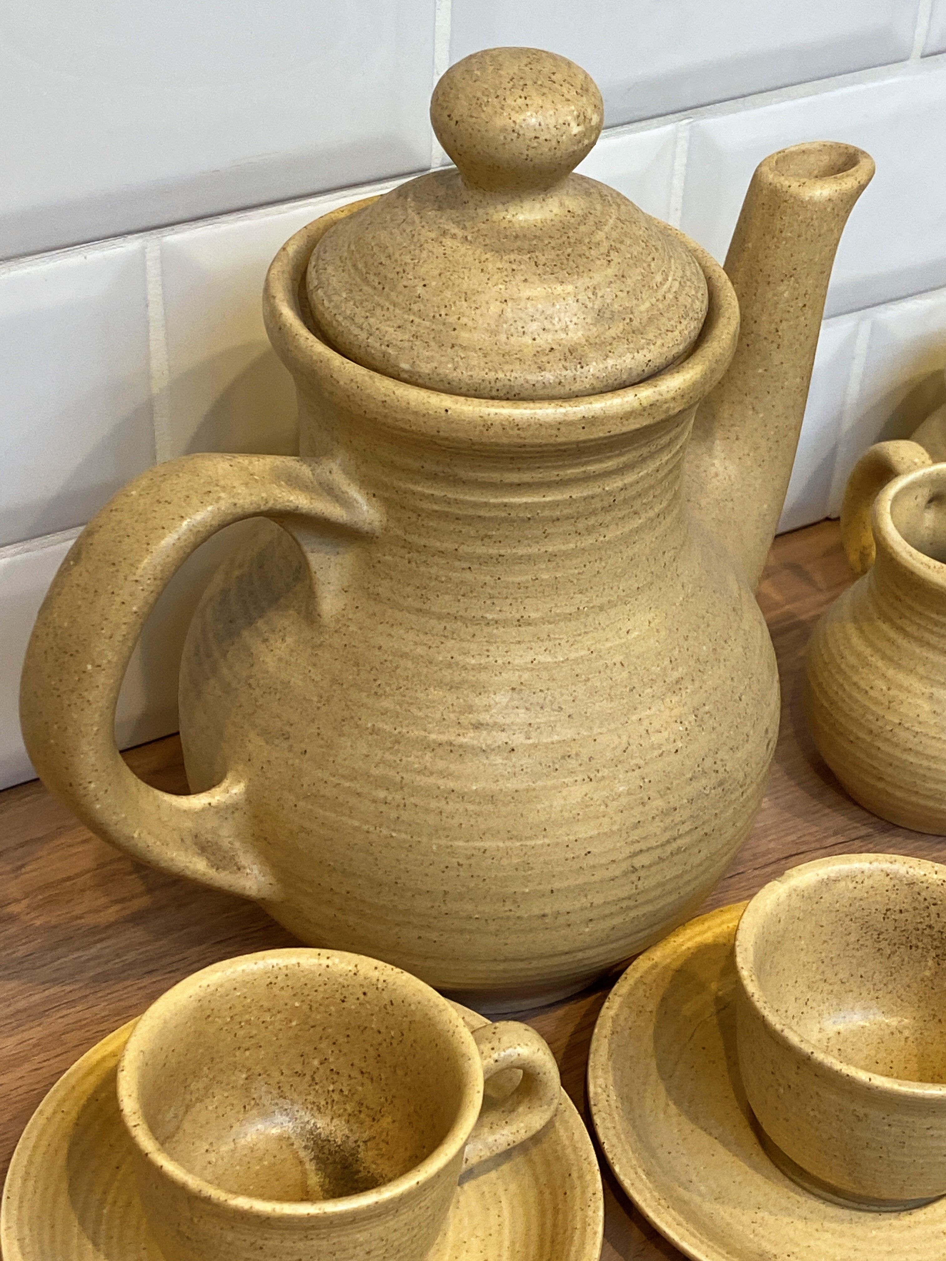 Stoneware coffee service
