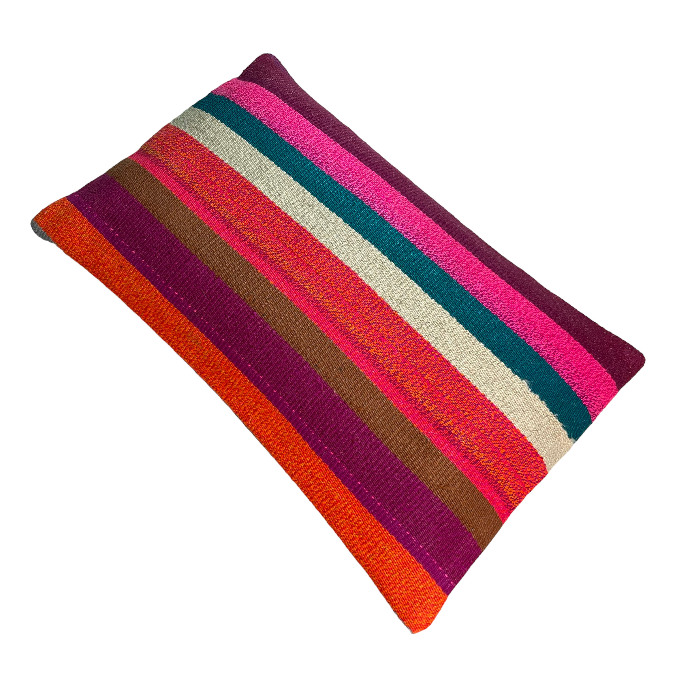 Vintage turkish handmade kilim cushion cover , 30 x 50 cm