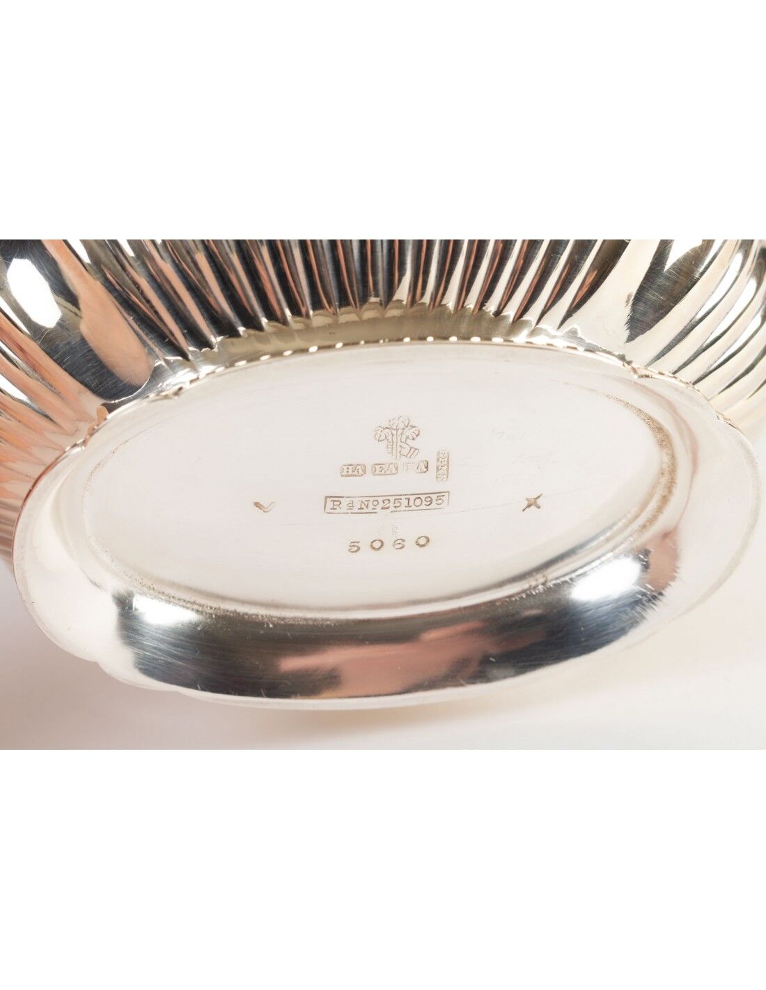 Silver metal tea and coffee service