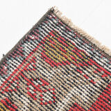 Tapis turc rouge 90x48cm